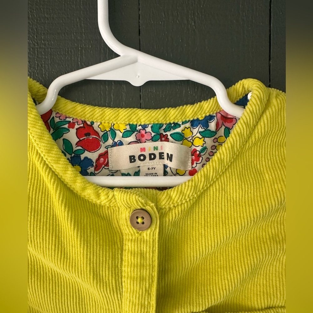 EUC Mini Boden Corduroy Jumpsuit - Picture 3 of 4